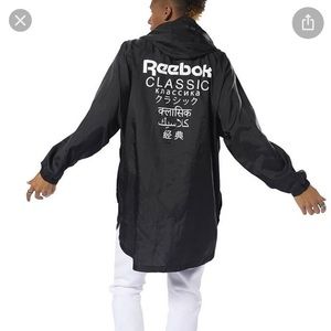 REEBOK Unisex Graphic Poncho Windbreaker CLASSIC L